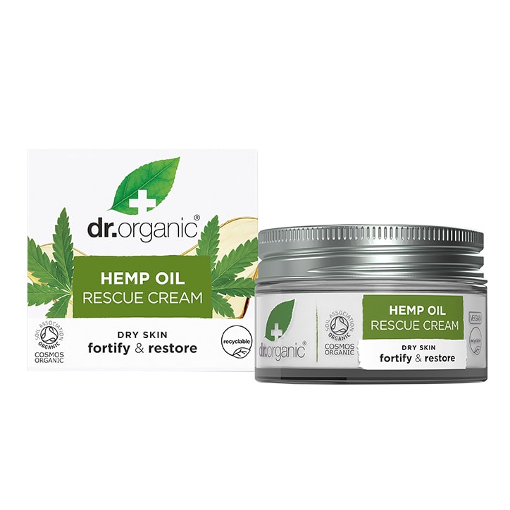 Dr Organic Hemp Oil 24hr Rescue Cream 50ml